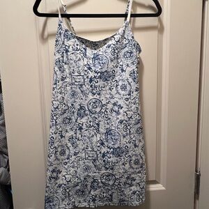 Abercrombie & Fitch Blue and White Dress